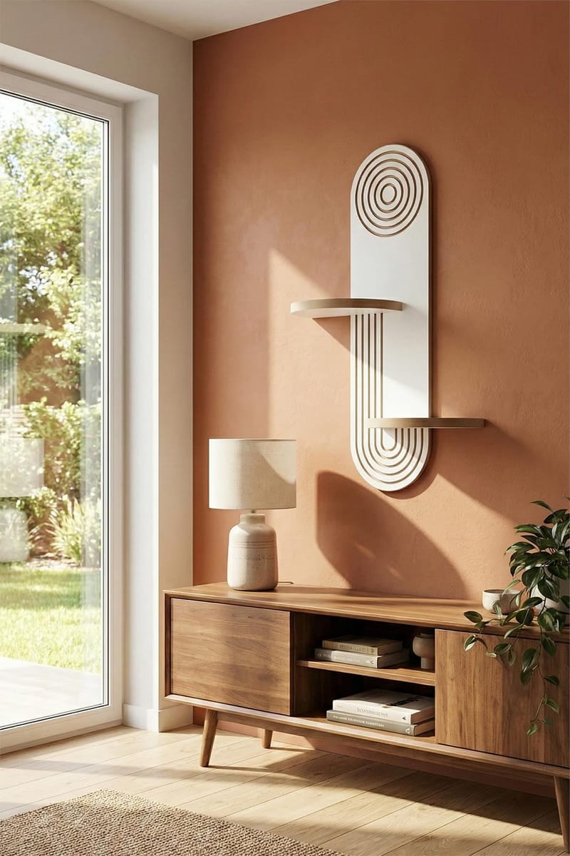 Virlin Væghylde 26x35x13 cm - Hvid - Opbevaring - Hylder & Reoler - Væghylde & vægreol