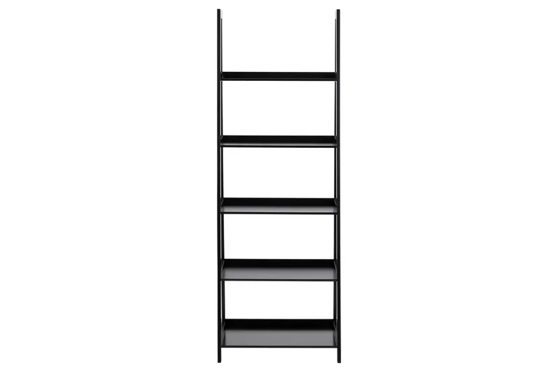Wilele Bogreol 63 cm i Malet Træ - Sort - Opbevaring - Hylder & Reoler - Bogreol