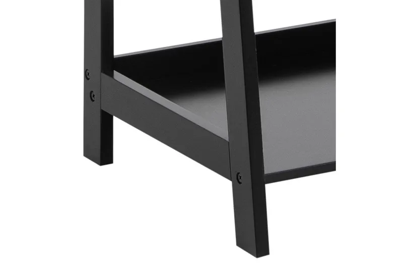 Wilele Bogreol 63 cm i Malet Træ - Sort - Opbevaring - Hylder & Reoler - Bogreol