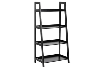 Wilele Bogreol 63 cm i Malet Træ - Sort - Opbevaring - Hylder & Reoler - Bogreol
