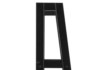 Wilele Bogreol 63 cm i Malet Træ - Sort - Opbevaring - Hylder & Reoler - Bogreol