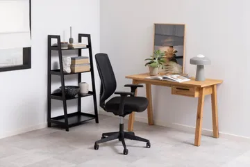 Wilele Bogreol 63 cm i Malet Træ - Sort - Opbevaring - Hylder & Reoler - Bogreol