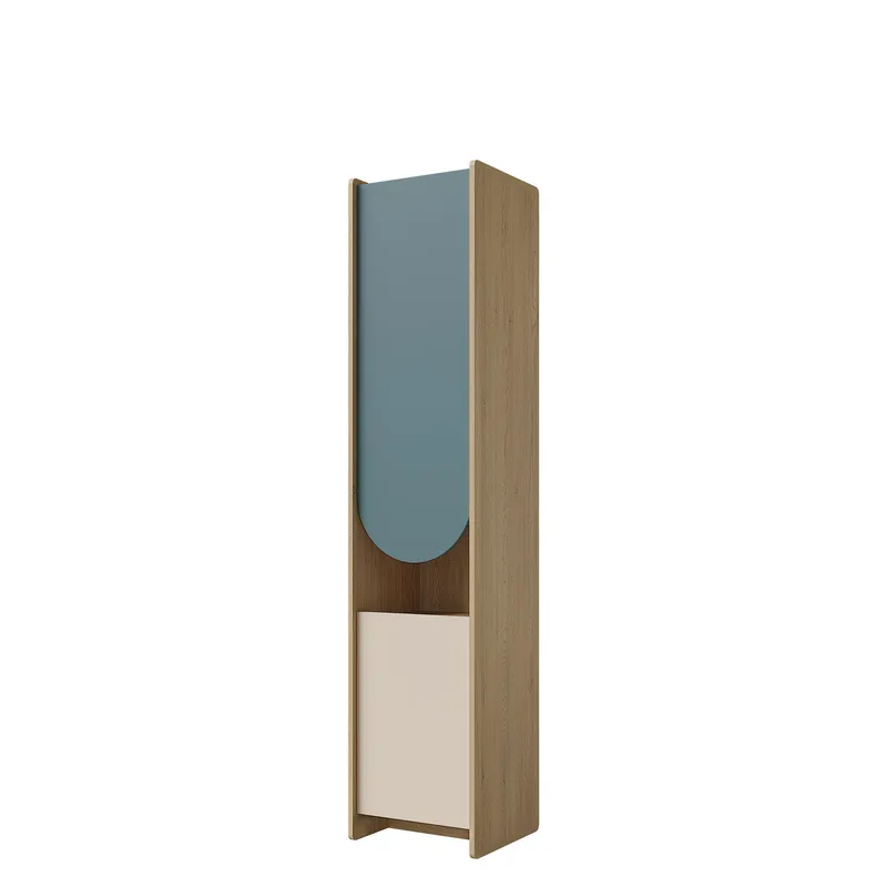 Zarek Reol 44x198 cm, brun, blå, beige