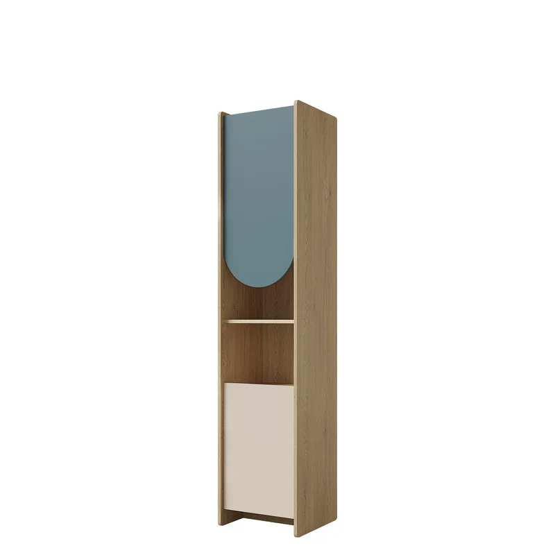 Zarek Reol 44x198 cm, brun, blå, beige