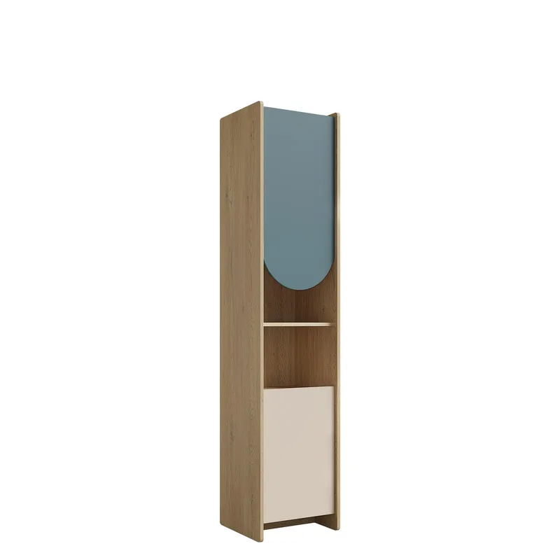 Zarek Reol 44x198 cm, brun, blå, beige