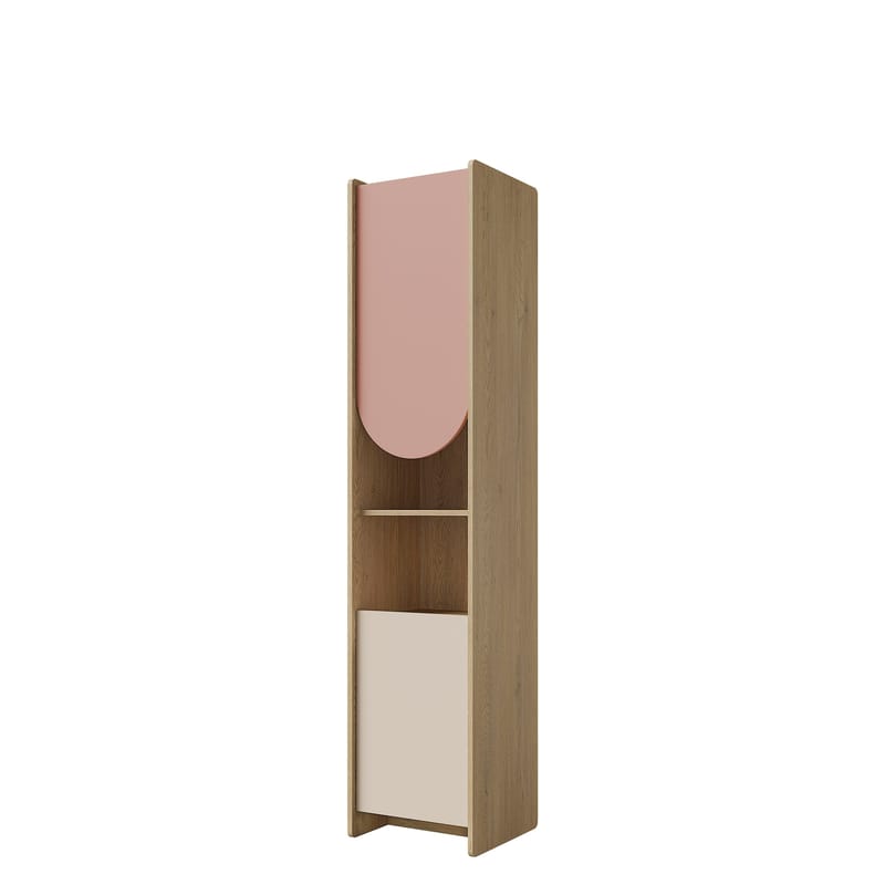 Zarek Reol 44x198 cm, brun, lyserød, beige