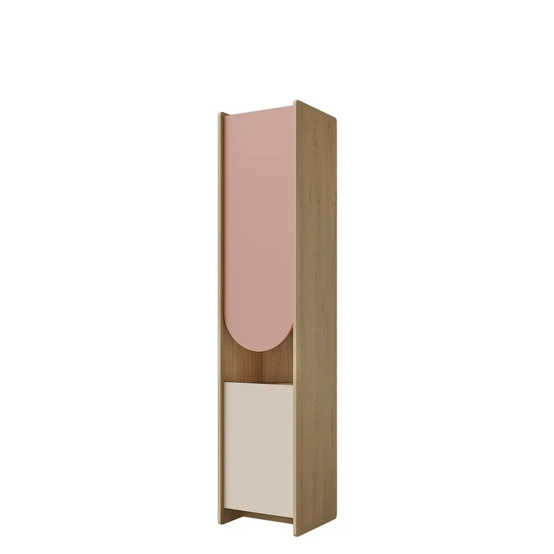 Zarek Reol 44x198 cm, brun, lyserød, beige