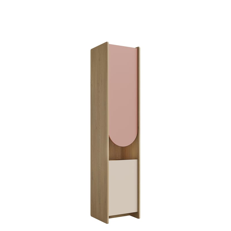 Zarek Reol 44x198 cm, brun, lyserød, beige