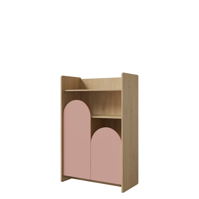 Zarek Reol 84x128 cm, brun og pink
