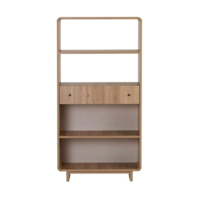 Zavio Bogreol 78x153x34 cm - Eg - Opbevaring - Hylder & Reoler - Bogreol