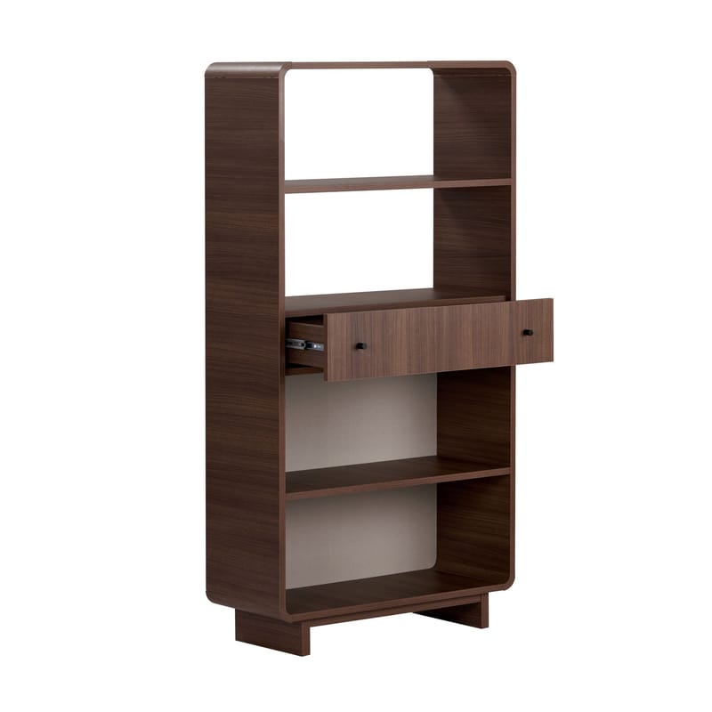 Zavio Bogreol 78x153x34 cm - Valnød - Opbevaring - Hylder & Reoler - Bogreol