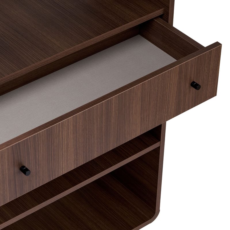 Zavio Bogreol 78x153x34 cm - Valnød - Opbevaring - Hylder & Reoler - Bogreol
