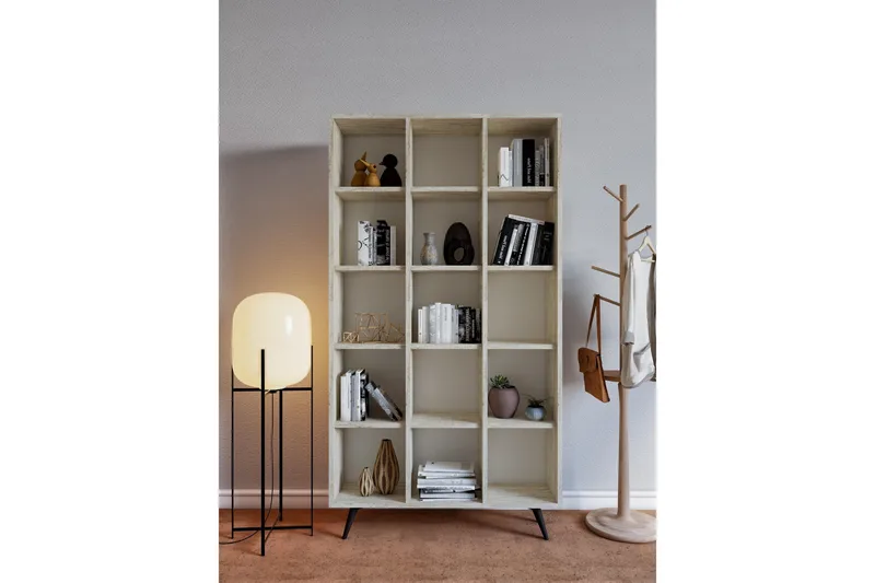 Zipa Reol 100 cm - Beige - Opbevaring - Hylder & Reoler - Bogreol