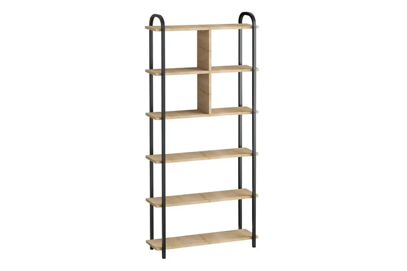 Zira Bogreol 78 cm - Eg/Sort - Opbevaring - Hylder & Reoler - Bogreol