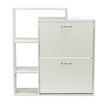Noraro skoskab 85 cm - hvid og krom - Opbevaring - Entréopbevaring