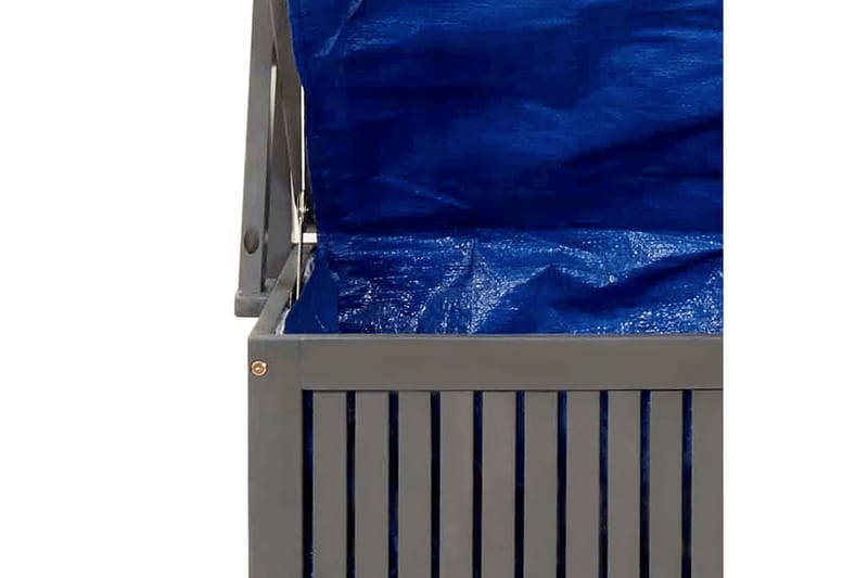 beBasic opbevaringsboks med espalier 99x50x160 cm massivt akacietræ grå - GrÃ¥ - Opbevaring - Opbevaring til småting - Kurve & kasser