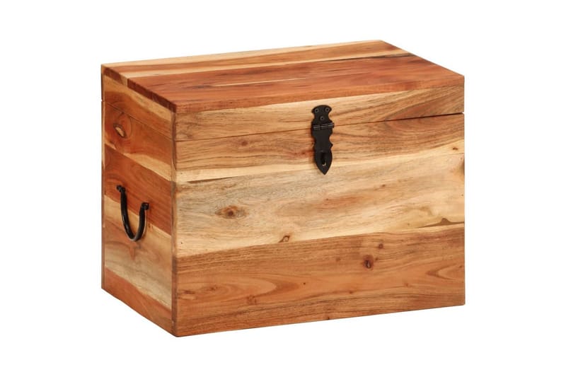 beBasic opbevaringskasse 39x28x31 cm massivt akacietræ - Brun - Opbevaring - Opbevaring til småting - Kurve & kasser