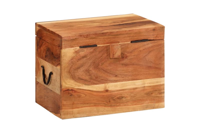 beBasic opbevaringskasse 39x28x31 cm massivt akacietræ - Brun - Opbevaring - Opbevaring til småting - Kurve & kasser