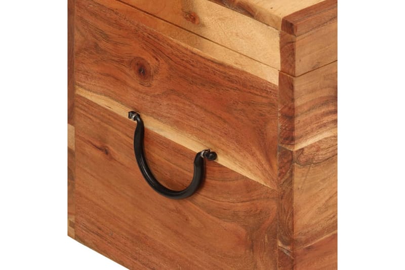 beBasic opbevaringskasse 39x28x31 cm massivt akacietræ - Brun - Opbevaring - Opbevaring til småting - Kurve & kasser