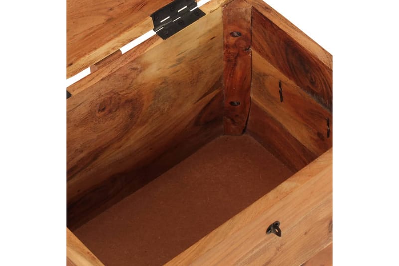 beBasic opbevaringskasse 39x28x31 cm massivt akacietræ - Brun - Opbevaring - Opbevaring til småting - Kurve & kasser