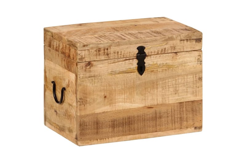 beBasic opbevaringskasse 39x28x31 cm massivt mangotræ - Brun - Opbevaring - Opbevaring til småting - Kurve & kasser