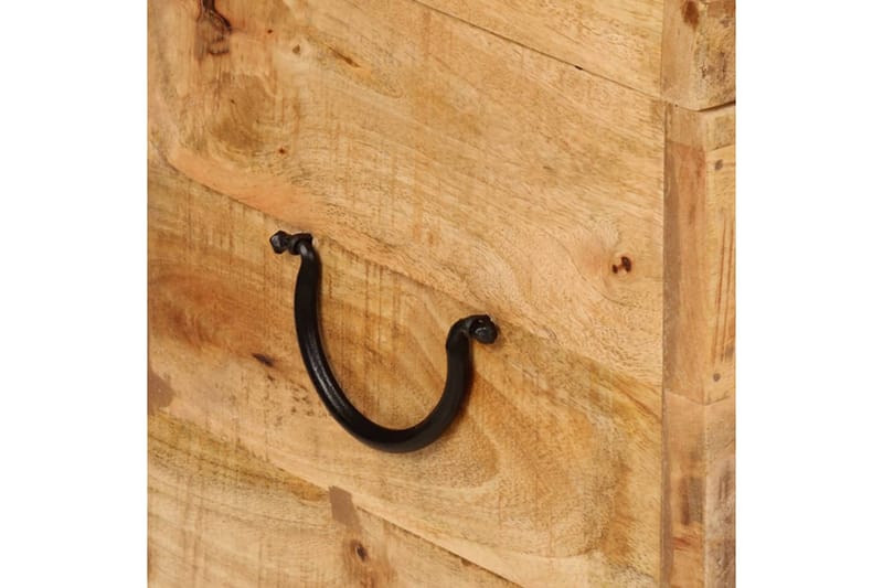 beBasic opbevaringskasse 39x28x31 cm massivt mangotræ - Brun - Opbevaring - Opbevaring til småting - Kurve & kasser