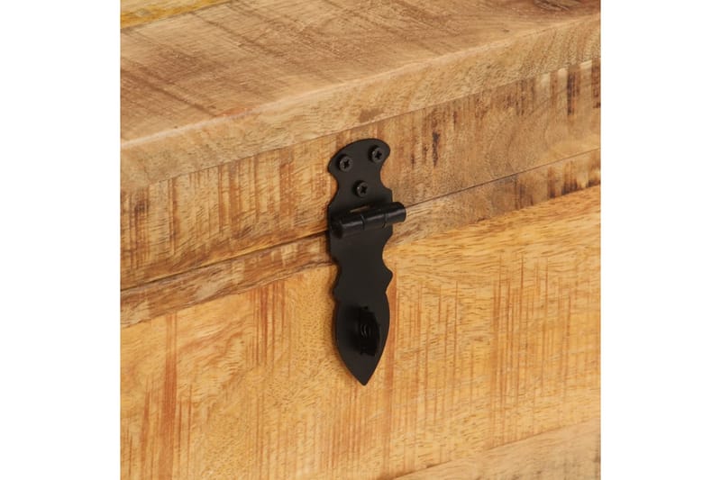 beBasic opbevaringskasse 39x28x31 cm massivt mangotræ - Brun - Opbevaring - Opbevaring til småting - Kurve & kasser