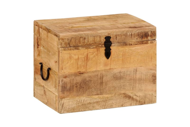 beBasic opbevaringskasse 39x28x31 cm massivt mangotræ - Brun - Opbevaring - Opbevaring til småting - Kurve & kasser
