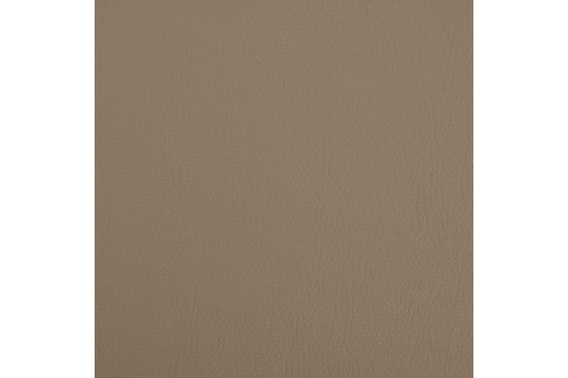 foldbare opbevaringspuffer 2 stk. PVC cappuccinofarvet - Brun - Opbevaring - Opbevaring til småting - Kurve & kasser