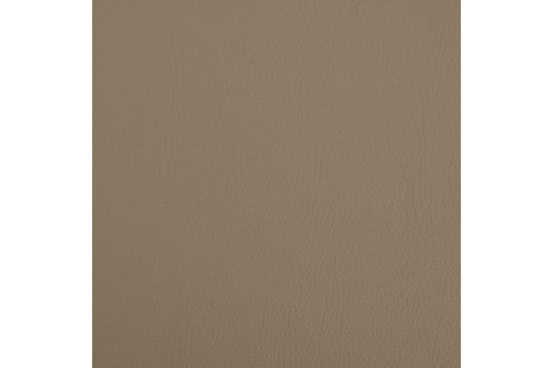 foldbare opbevaringspuffer 2 stk. PVC cappuccinofarvet - Brun - Kurve & kasser