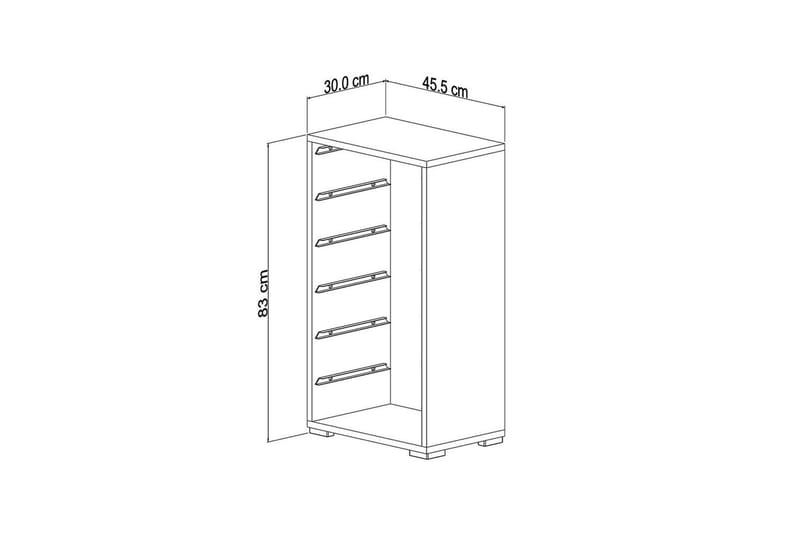 Kelix Opbevaringskasser 45,5 cm - Gul/Hvid - Opbevaring - Opbevaring til småting - Kurve & kasser