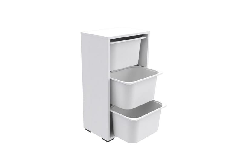 Kelix Opbevaringskasser 45 cm - Hvid - Opbevaring - Opbevaring til småting - Kurve & kasser