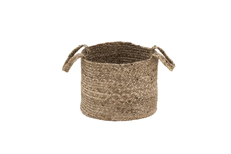 Bhopal Kurv Rund - Sort - Opbevaring - Opbevaring til småting - Kurve - Flettet kurv & rattankurv