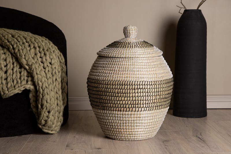 Chennai Kurv - Natur - Opbevaring - Opbevaring til småting - Kurve - Flettet kurv & rattankurv