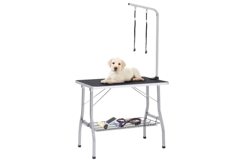 justerbart hundeplejebord med 2 løkker og kurv - Flettet kurv & rattankurv - Kurve
