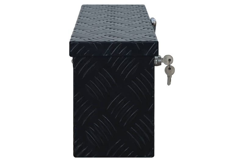 aluminiumskasse 485 x 140 x 200 mm sort - Sort - Opbevaring - Opbevaring til småting - Kurve & kasser