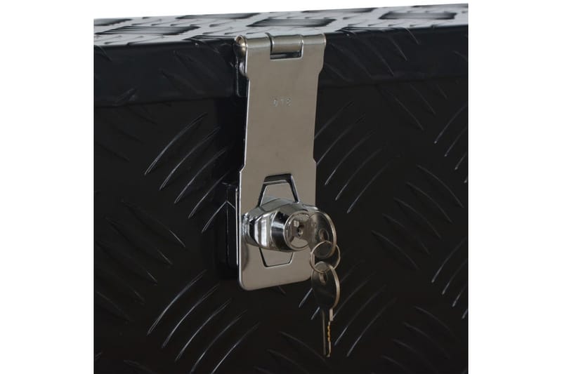 aluminiumskasse 485 x 140 x 200 mm sort - Sort - Opbevaring - Opbevaring til småting - Kurve & kasser