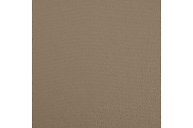 foldbar opbevaringspuf PVC cappuccinofarvet - Brun - Opbevaring - Opbevaring til småting - Kurve & kasser