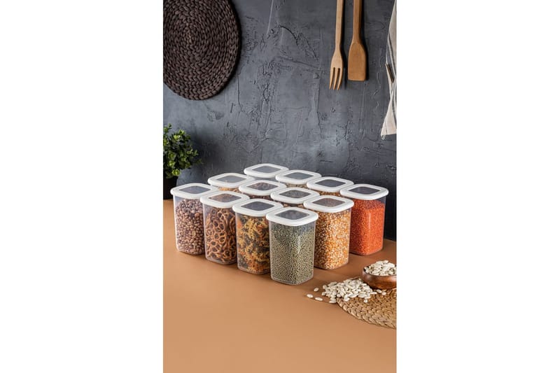 Harrowen Opbevaringskasser 10 cm 2-pack - Hvid - Opbevaring - Opbevaring til småting - Kurve & kasser - Plastikbakke & plastikkasse