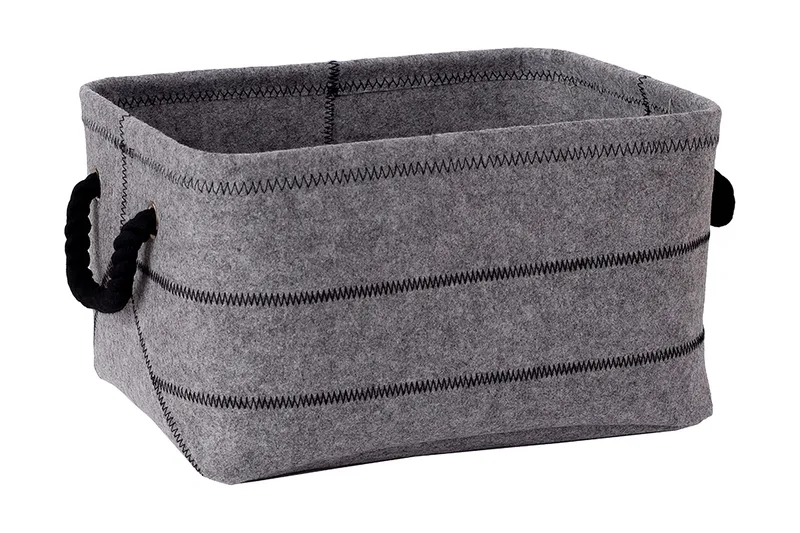 Max Felt-3 Tæppekasse Lysgrå, undefined