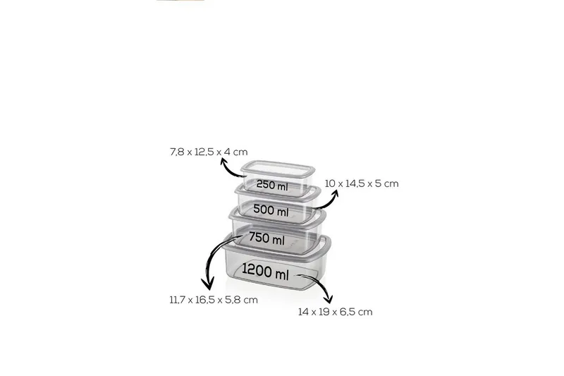 Opbevaringsboks Sæt (16 Dele) Rasalas16 Antracit - Antracit - Opbevaring - Opbevaring til småting - Kurve & kasser - Plastikbakke & plastikkasse