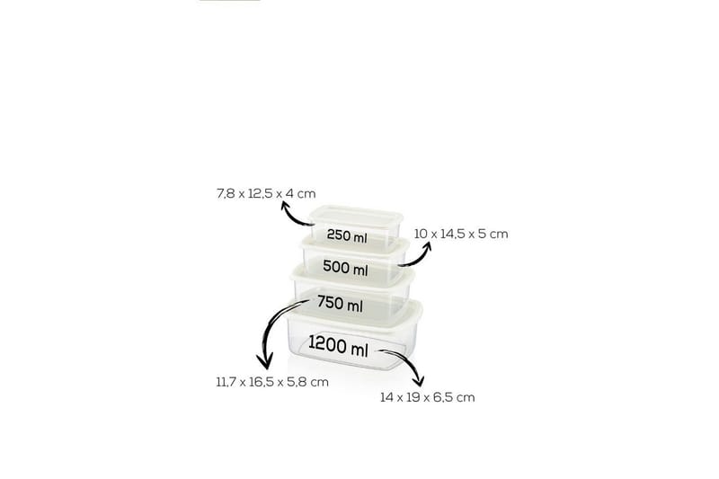Opbevaringsboks Sæt (16 Dele) Rasalas16 Grå - Grå - Opbevaring - Opbevaring til småting - Kurve & kasser - Plastikbakke & plastikkasse