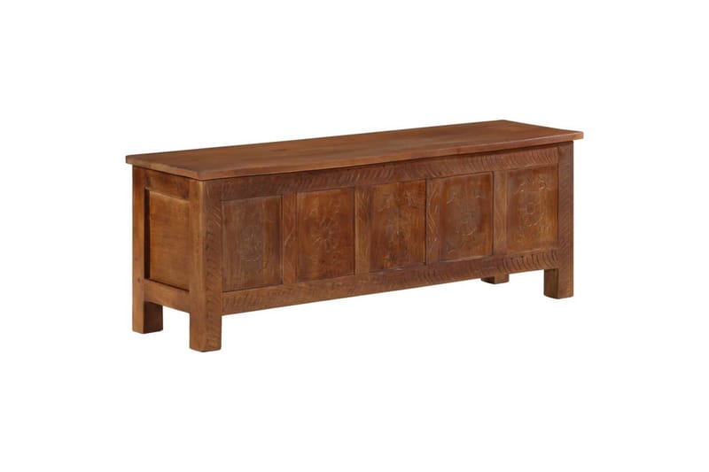 opbevaringskasse 110x30x40 cm massivt mangotræ - Brun - Opbevaring - Opbevaring til småting - Kurve & kasser