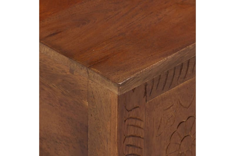opbevaringskasse 110x30x40 cm massivt mangotræ - Brun - Opbevaring - Opbevaring til småting - Kurve & kasser