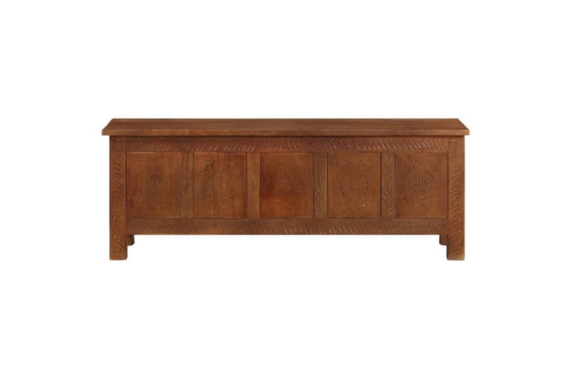 opbevaringskasse 110x30x40 cm massivt mangotræ - Brun - Opbevaring - Opbevaring til småting - Kurve & kasser