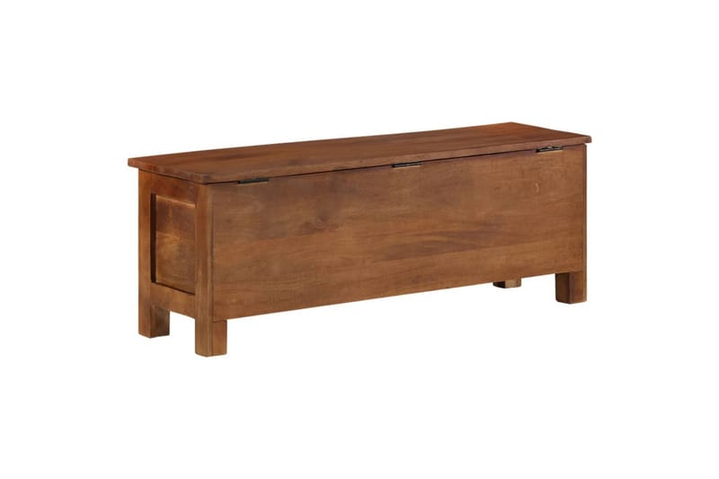 opbevaringskasse 110x30x40 cm massivt mangotræ - Brun - Opbevaring - Opbevaring til småting - Kurve & kasser