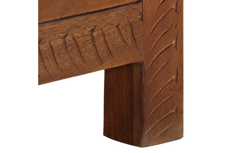 opbevaringskasse 110x30x40 cm massivt mangotræ - Brun - Opbevaring - Opbevaring til småting - Kurve & kasser