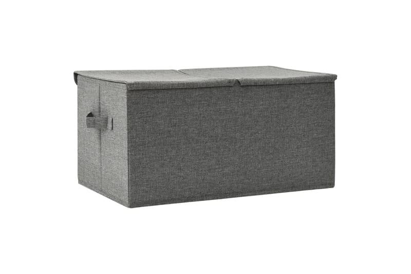 opbevaringskasse 50x30x25 cm stof antracitgrå - Antracit - Opbevaring - Opbevaring til småting - Kurve & kasser