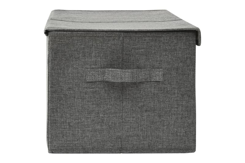 opbevaringskasse 50x30x25 cm stof antracitgrå - Antracit - Opbevaring - Opbevaring til småting - Kurve & kasser