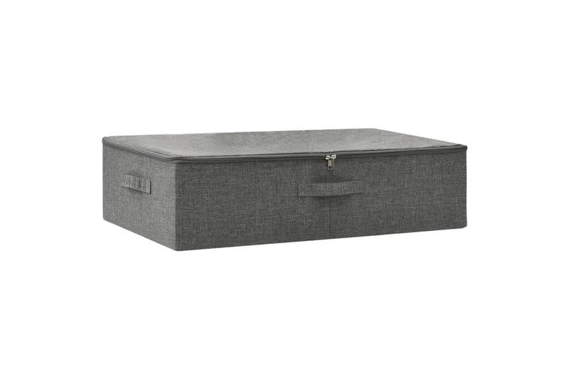 opbevaringskasse 70x40x18 cm stof antracitgrå - Antracit - Kurve & kasser